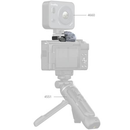 SmallRig 5989 - futrzana osłona przeciwwietrzna do Canon PowerShot V1 - przykład użycia